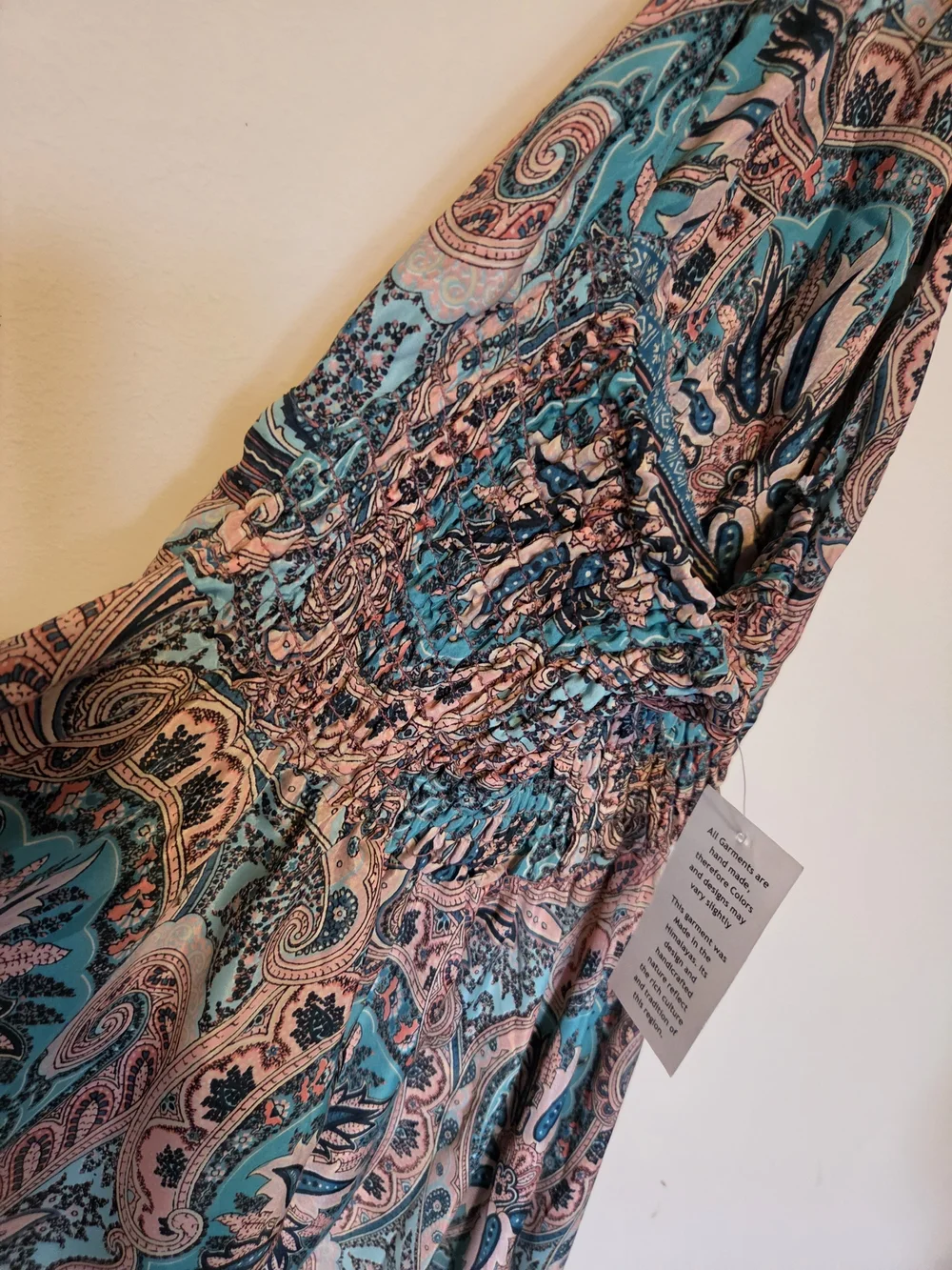 Paisley Halter Wide Leg Jumpsuit - Picture 7 of 7